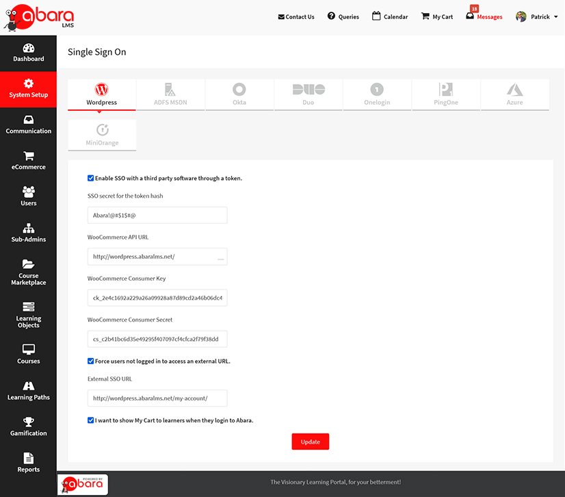 Wordpress lms plug-in
