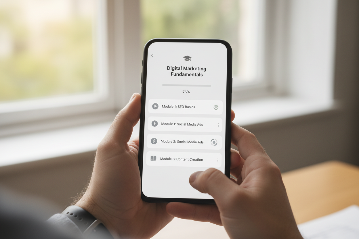 Mobile lms app
